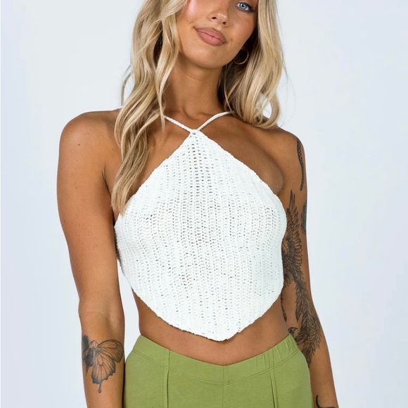 Princess Polly Tops - Princess Polly Avoca Top White